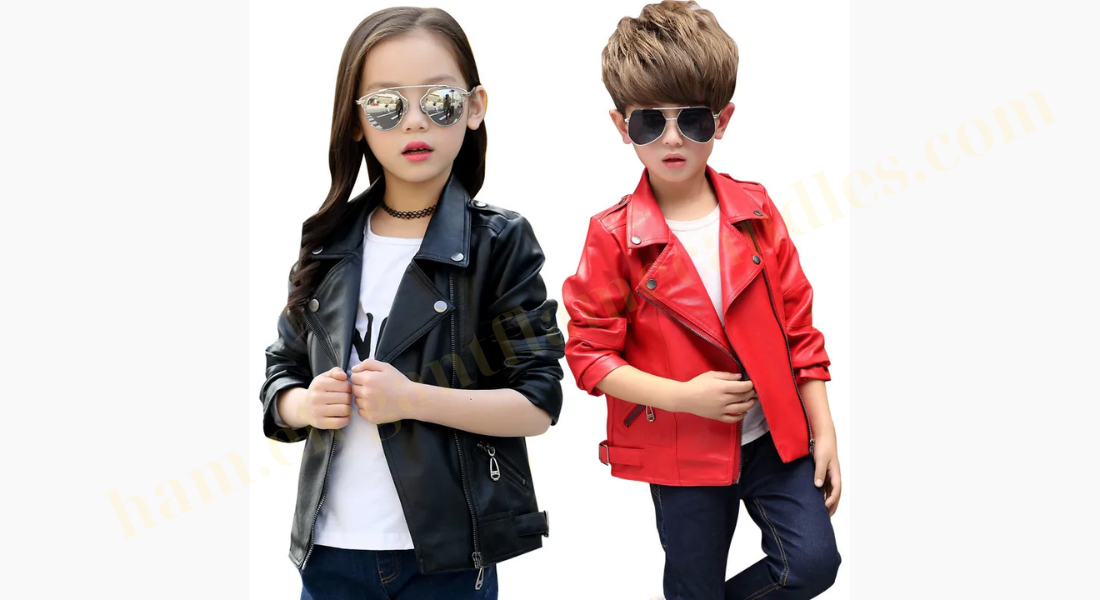 Kids Leather Coats 