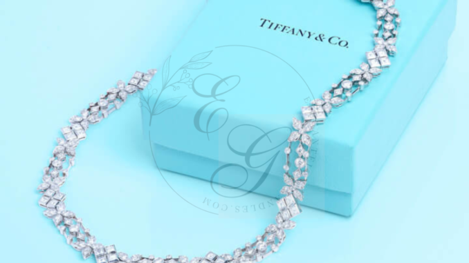 Tiffany Blue Diamond Necklace